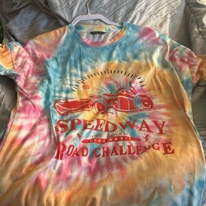 Rainbow tie die shirt